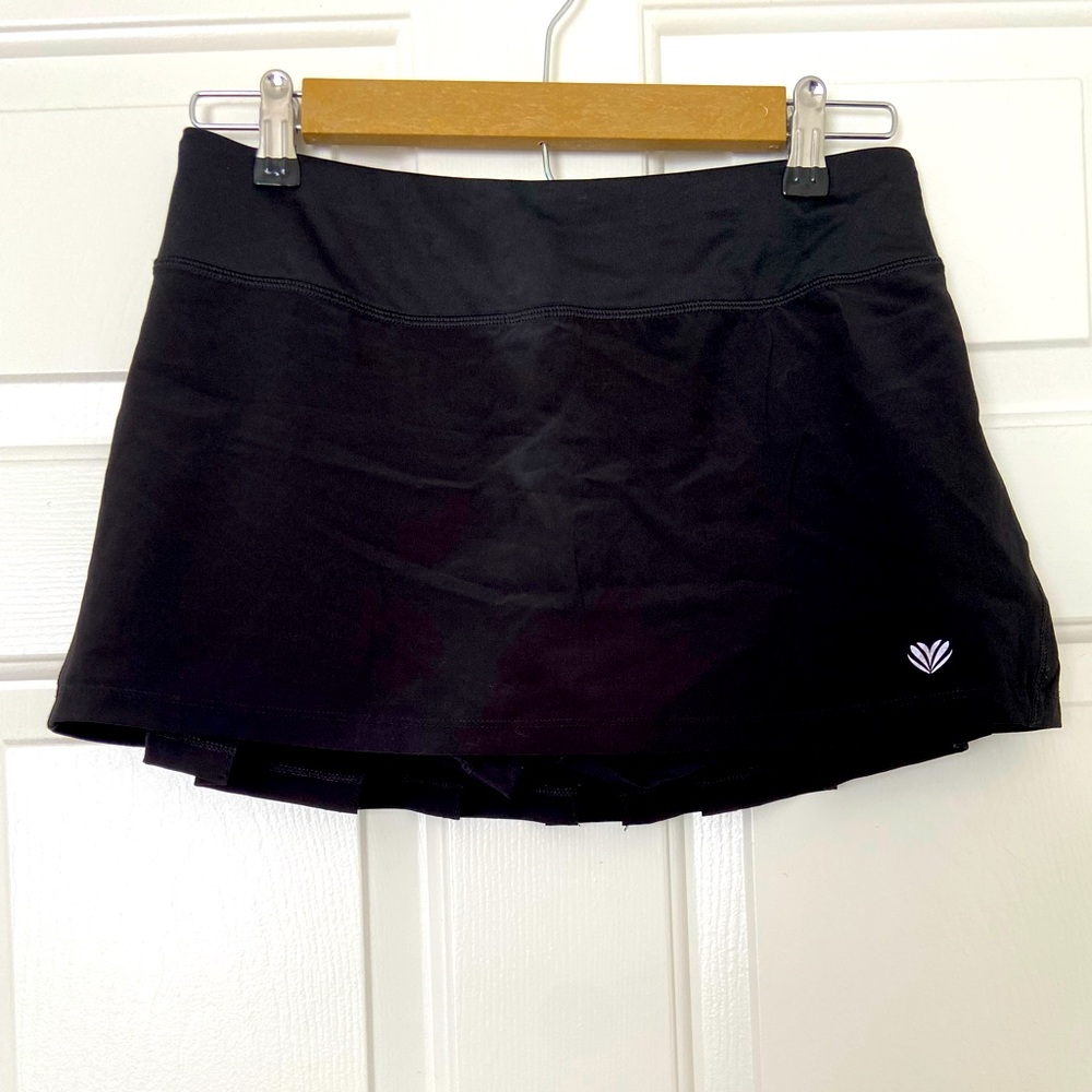 Pleated Preppy Aesthetic Black Tennis Skirt